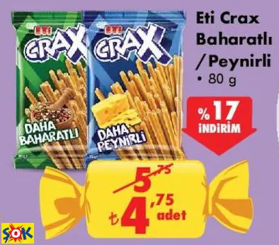 ETİ CRAX BAHARATLI
